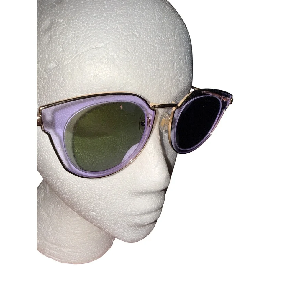 Sojos SJ1057 Purple Gold Cat Eye Sunglasses Womens UV400 Retro‎ Modern C10 JL